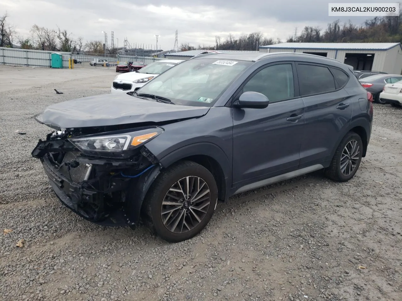 2019 Hyundai Tucson Limited VIN: KM8J3CAL2KU900203 Lot: 79352484