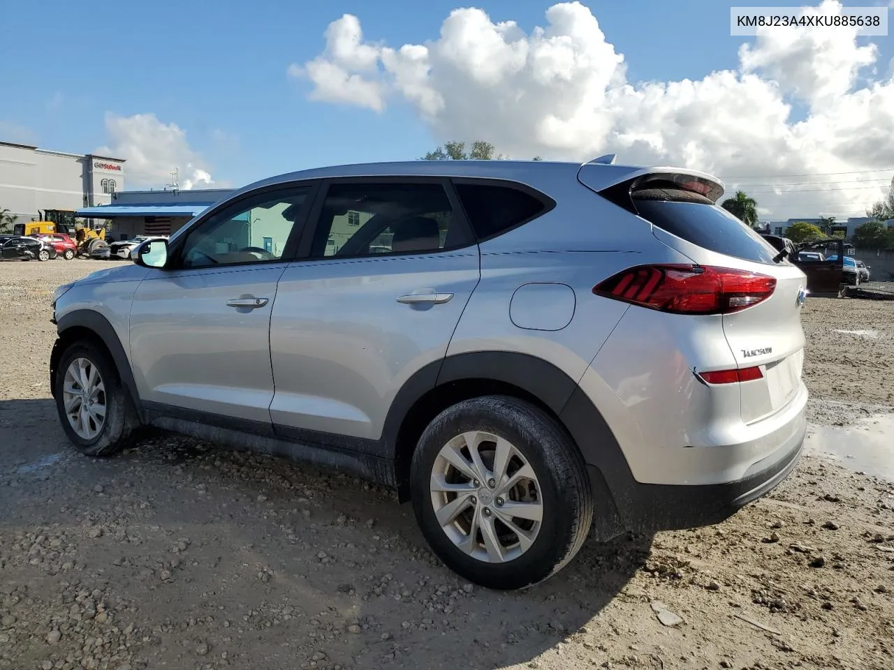 2019 Hyundai Tucson Se VIN: KM8J23A4XKU885638 Lot: 80006434