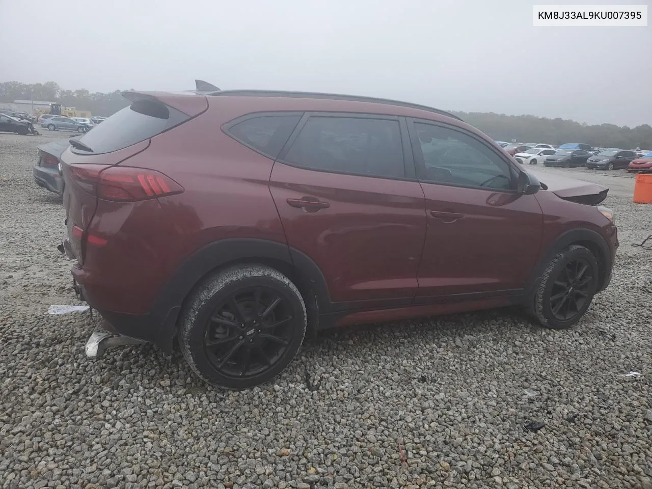 2019 Hyundai Tucson Limited VIN: KM8J33AL9KU007395 Lot: 80904284