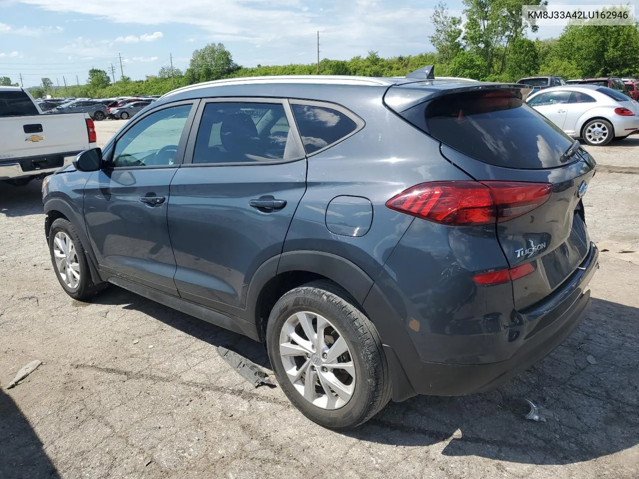 2020 Hyundai Tucson Limited VIN: KM8J33A42LU162946 Lot: 53212464