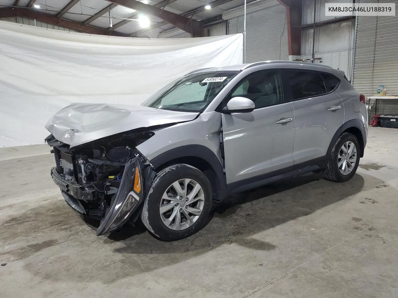 2020 Hyundai Tucson Limited VIN: KM8J3CA46LU188319 Lot: 54950274