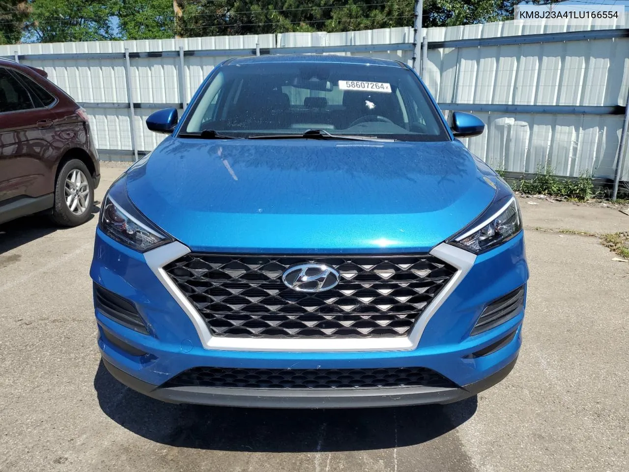 2020 Hyundai Tucson Se VIN: KM8J23A41LU166554 Lot: 58607264