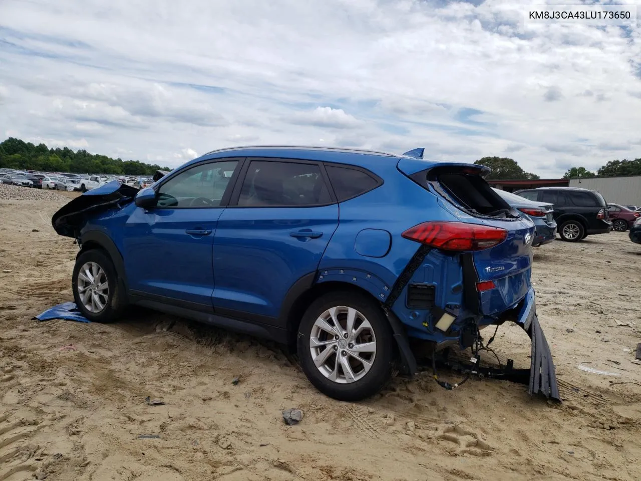 2020 Hyundai Tucson Limited VIN: KM8J3CA43LU173650 Lot: 61025184