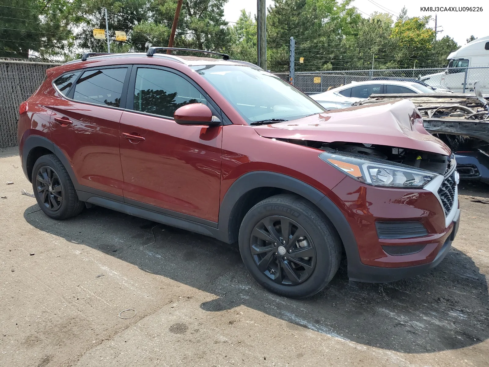 2020 Hyundai Tucson Limited VIN: KM8J3CA4XLU096226 Lot: 64454084