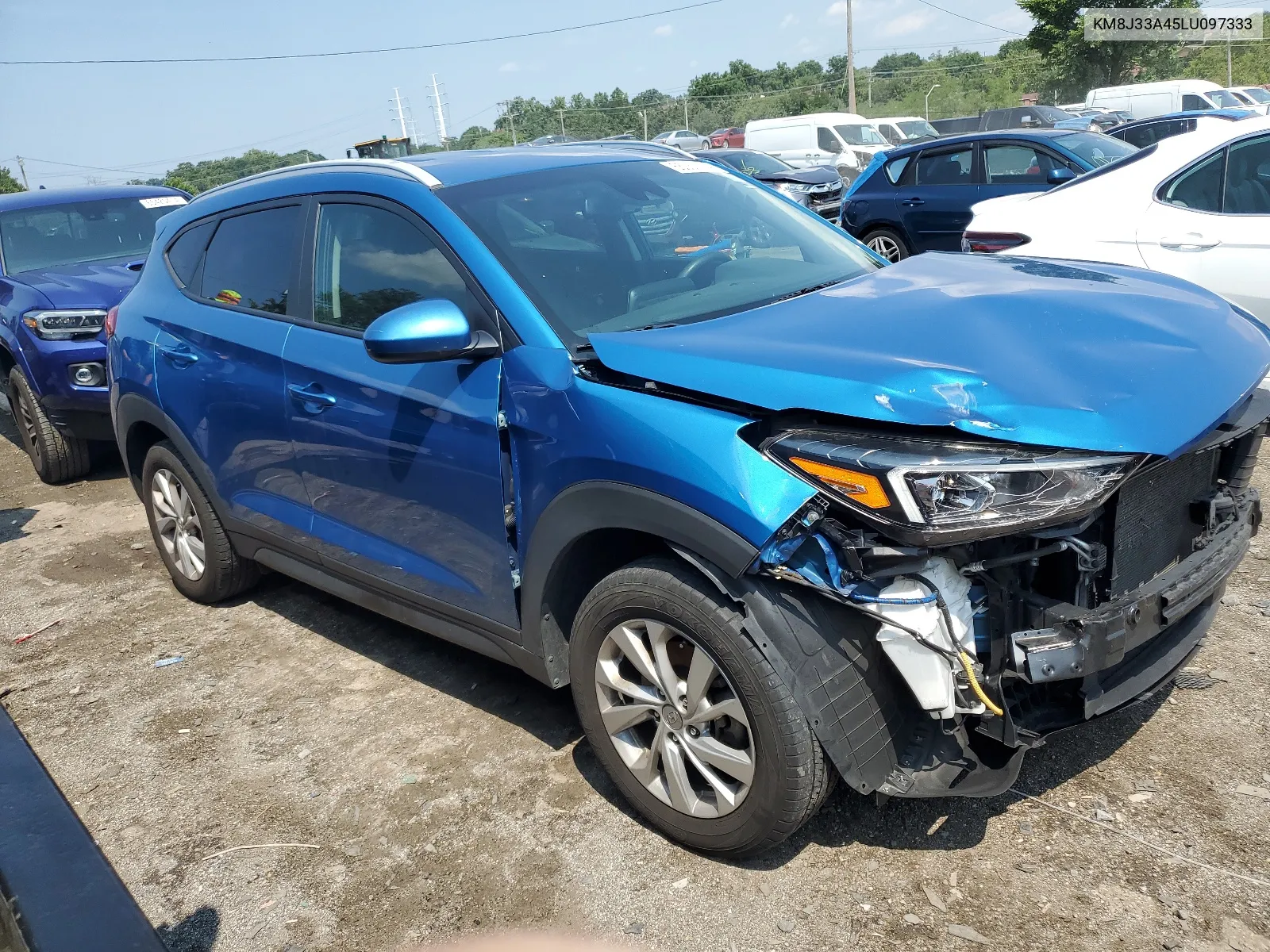 2020 Hyundai Tucson Limited VIN: KM8J33A45LU097333 Lot: 65353794