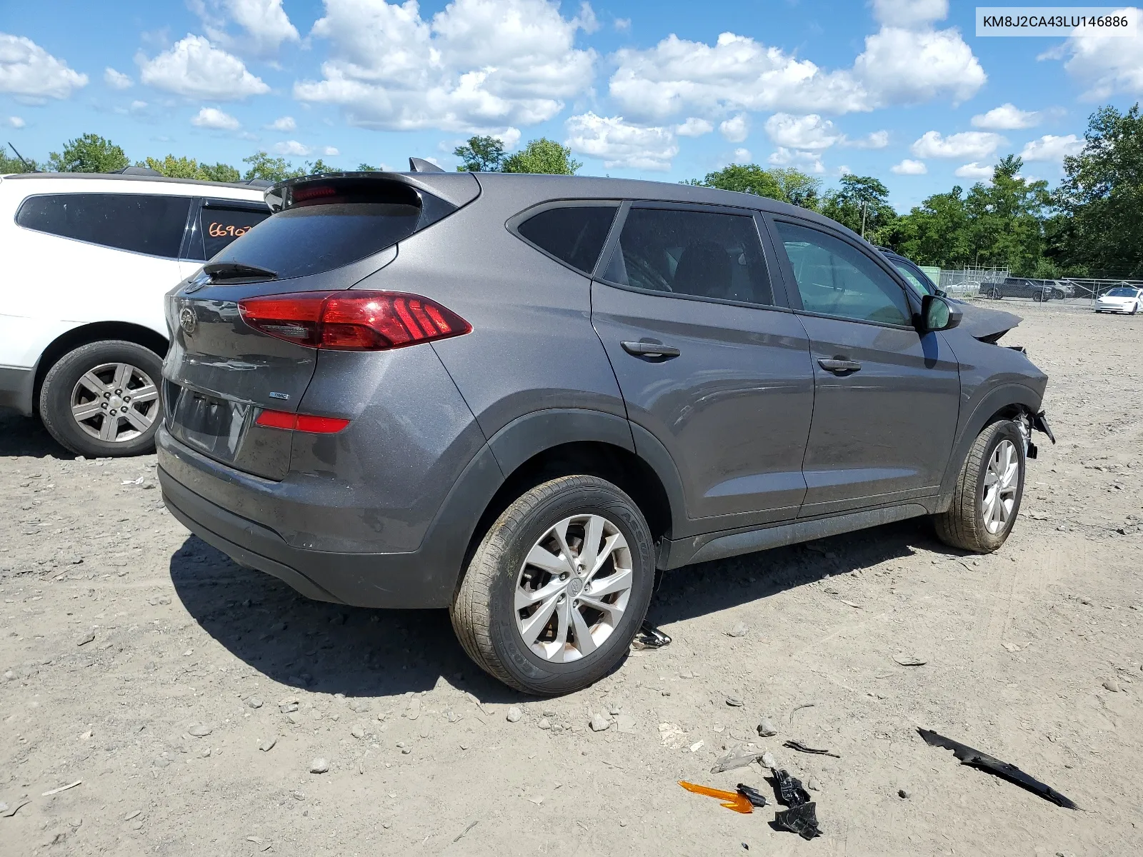 2020 Hyundai Tucson Se VIN: KM8J2CA43LU146886 Lot: 65618394