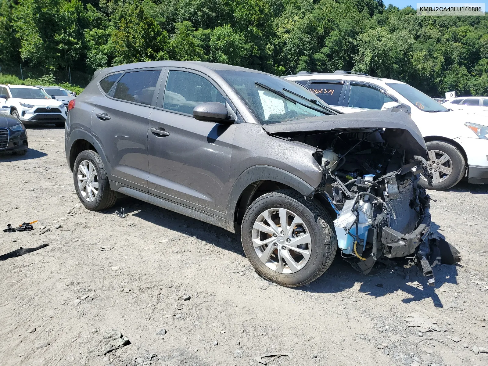 2020 Hyundai Tucson Se VIN: KM8J2CA43LU146886 Lot: 65618394