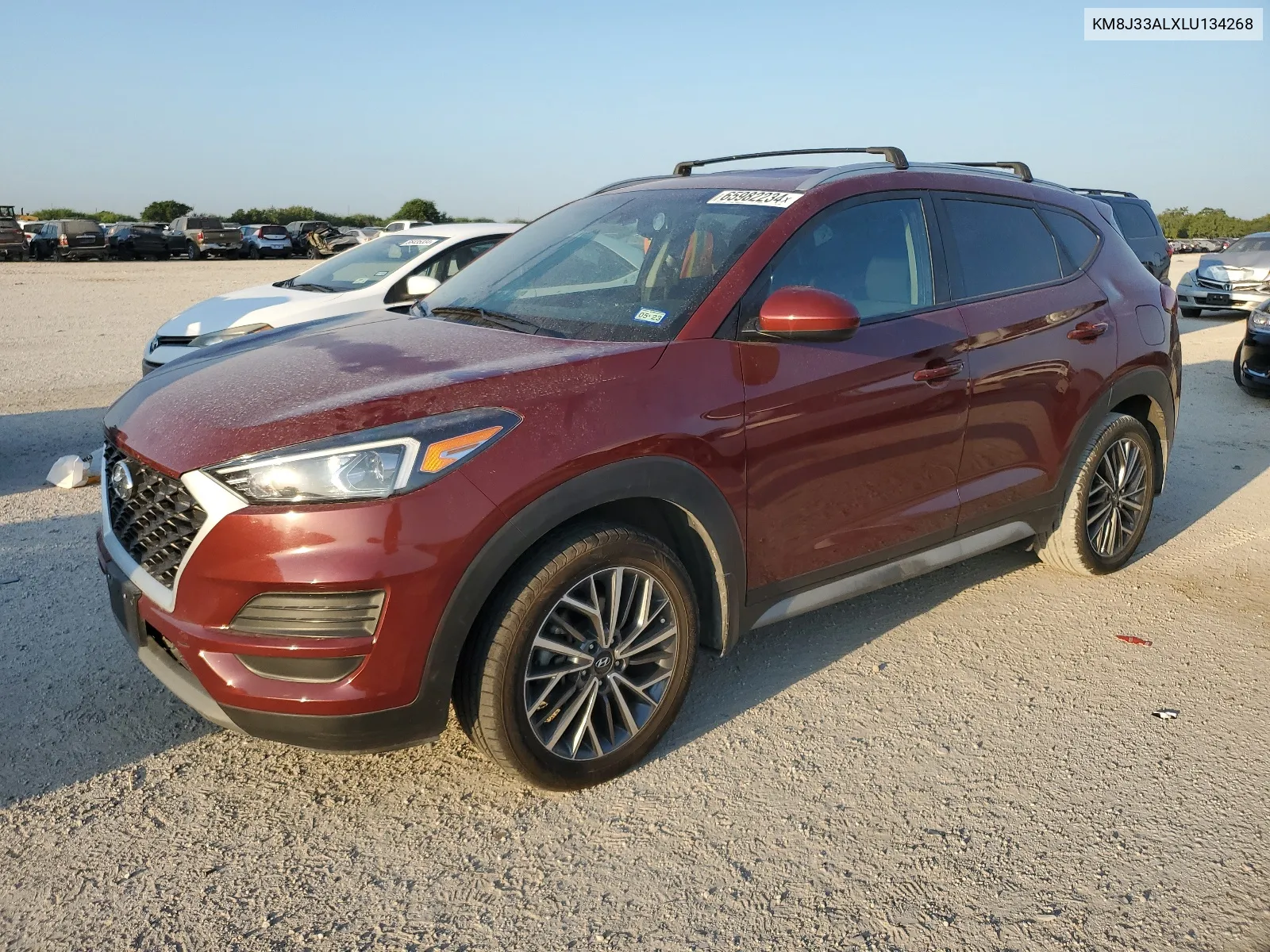 2020 Hyundai Tucson Limited VIN: KM8J33ALXLU134268 Lot: 65982234