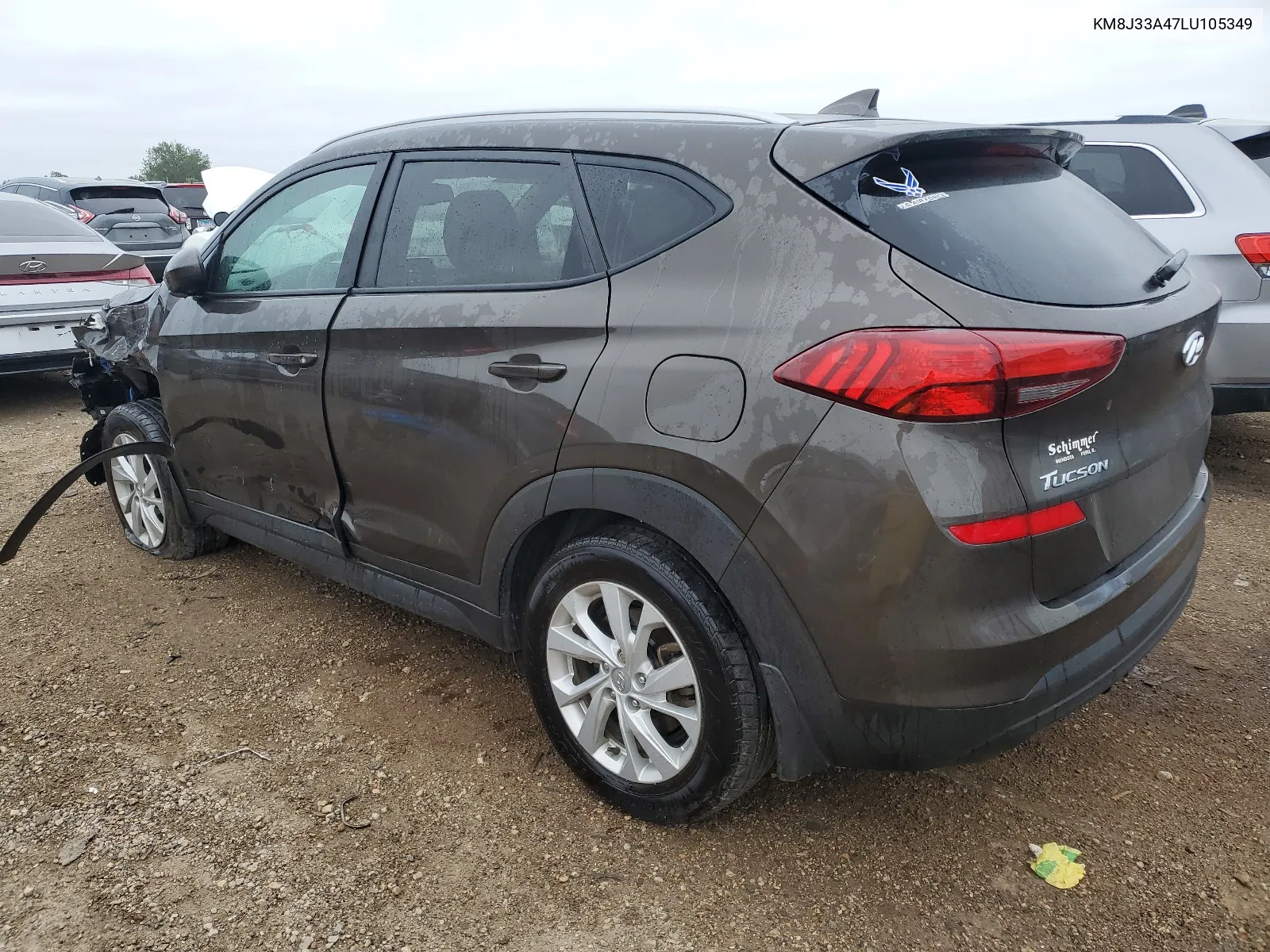 2020 Hyundai Tucson Limited VIN: KM8J33A47LU105349 Lot: 66346934