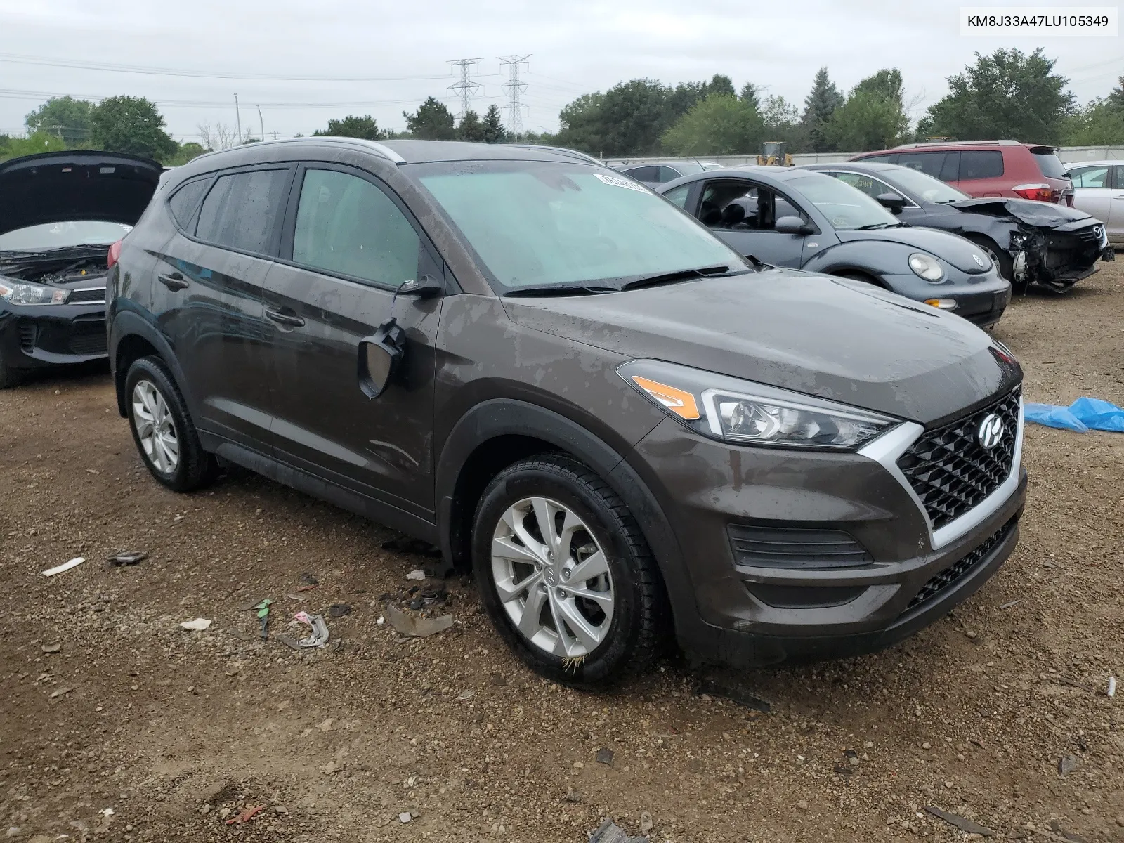 2020 Hyundai Tucson Limited VIN: KM8J33A47LU105349 Lot: 66346934