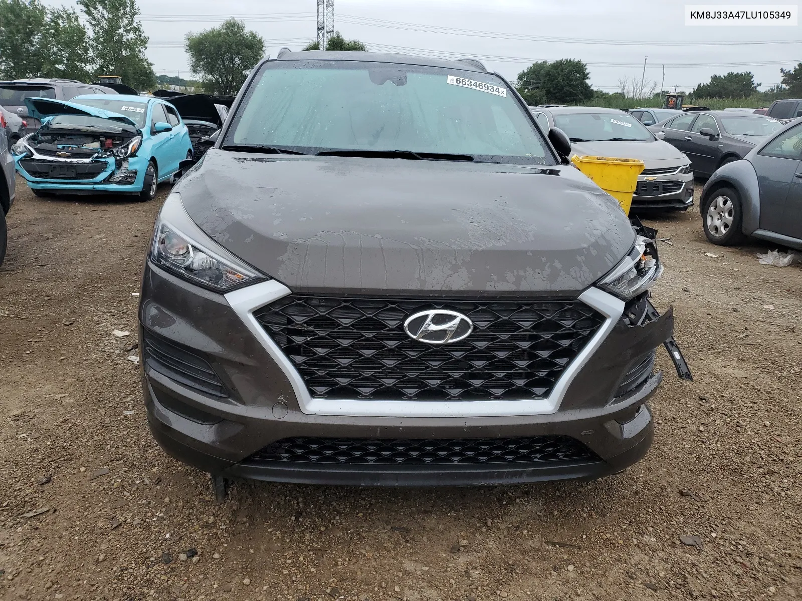 2020 Hyundai Tucson Limited VIN: KM8J33A47LU105349 Lot: 66346934