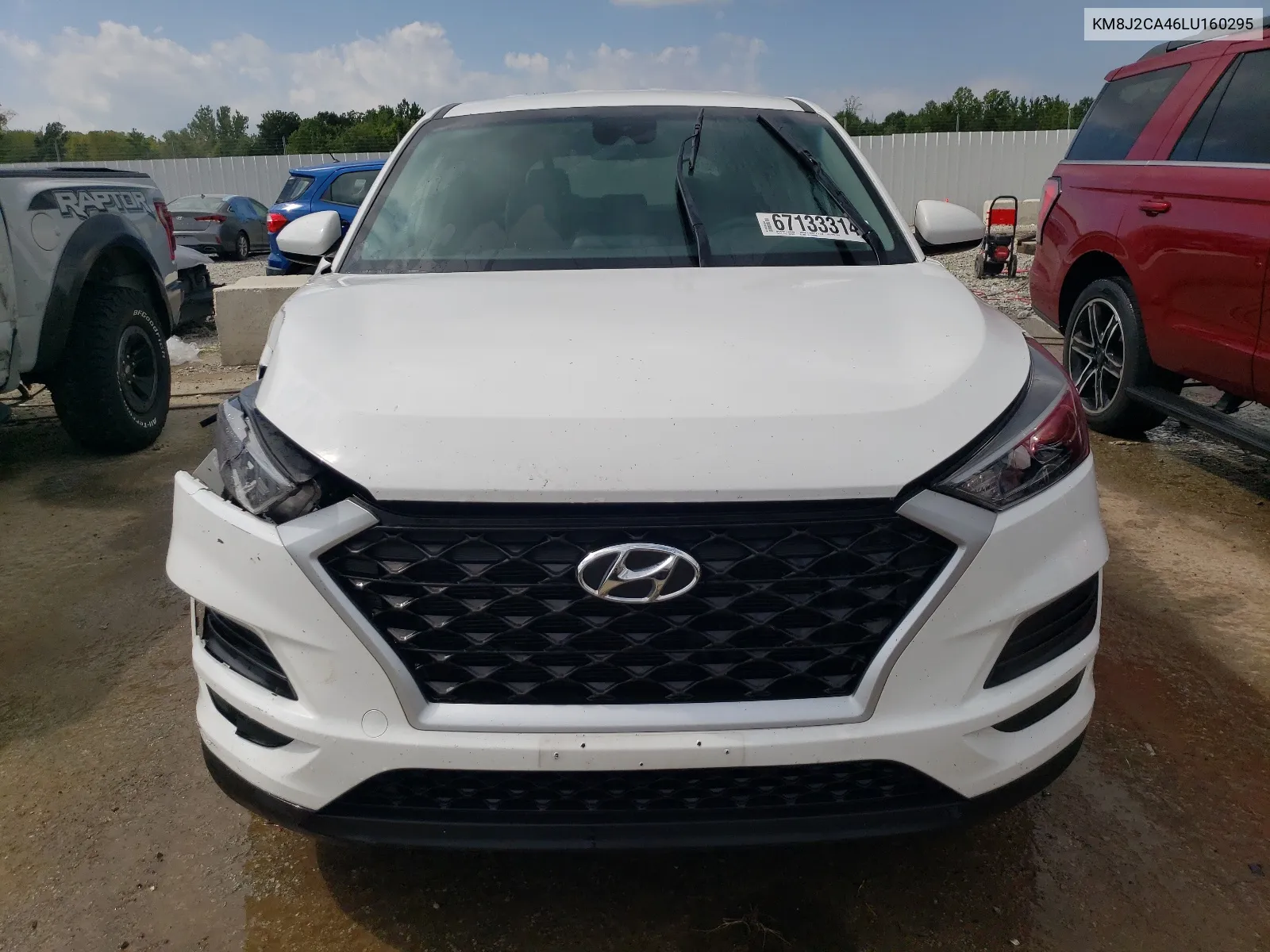 2020 Hyundai Tucson Se VIN: KM8J2CA46LU160295 Lot: 67133314