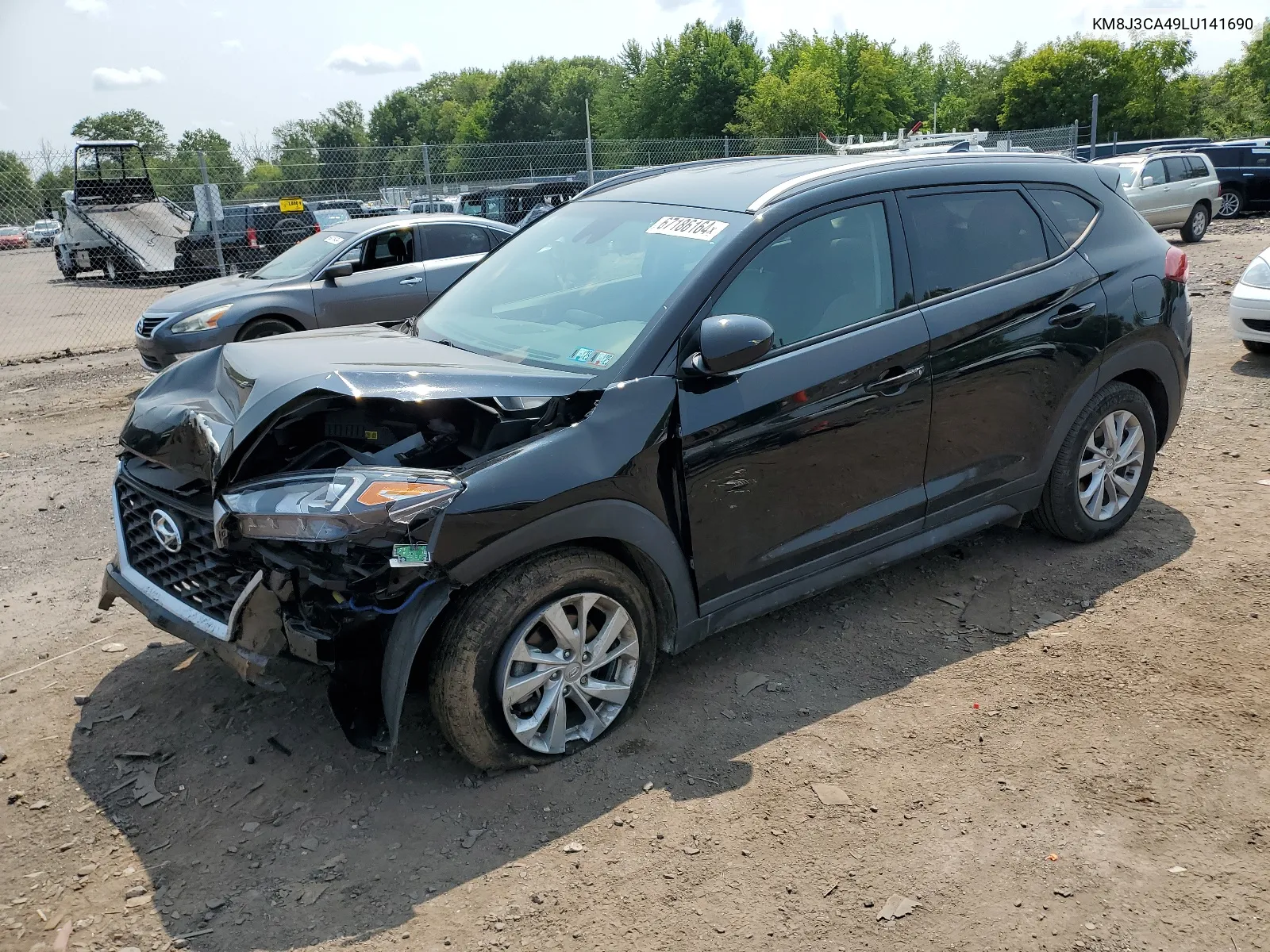 2020 Hyundai Tucson Limited VIN: KM8J3CA49LU141690 Lot: 67186164