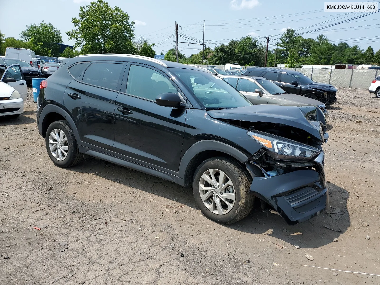 2020 Hyundai Tucson Limited VIN: KM8J3CA49LU141690 Lot: 67186164