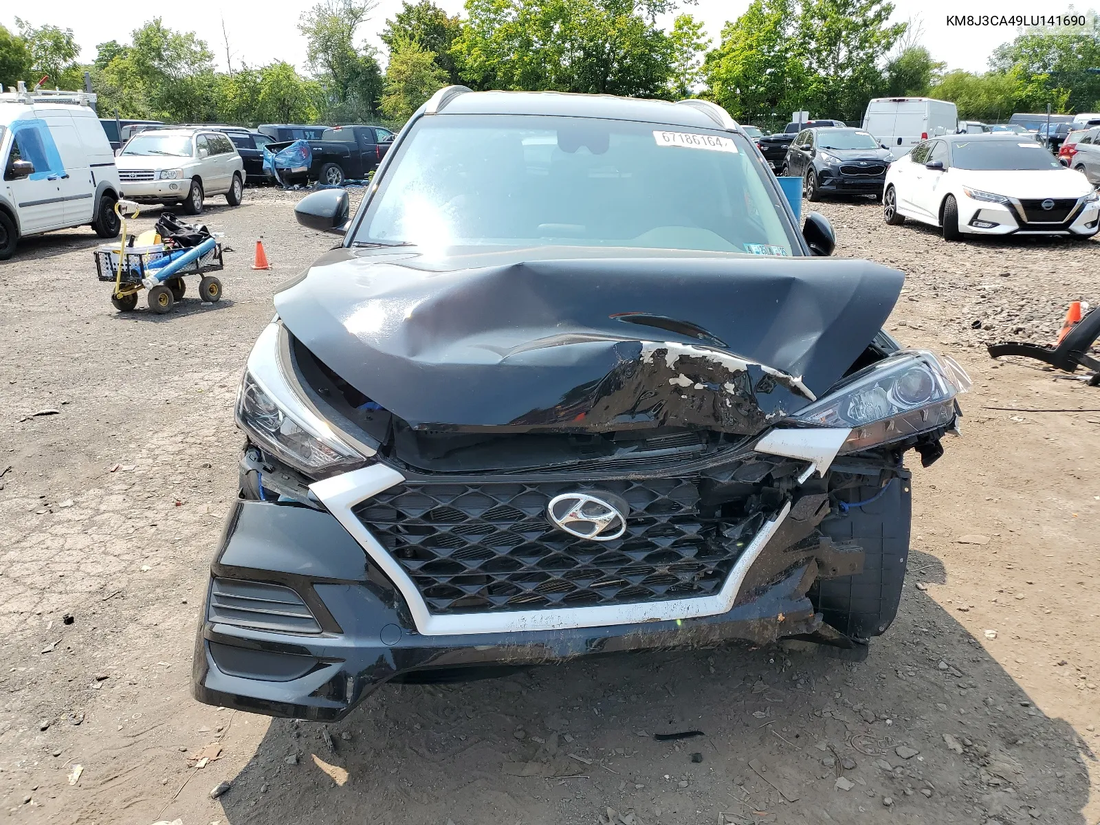 2020 Hyundai Tucson Limited VIN: KM8J3CA49LU141690 Lot: 67186164