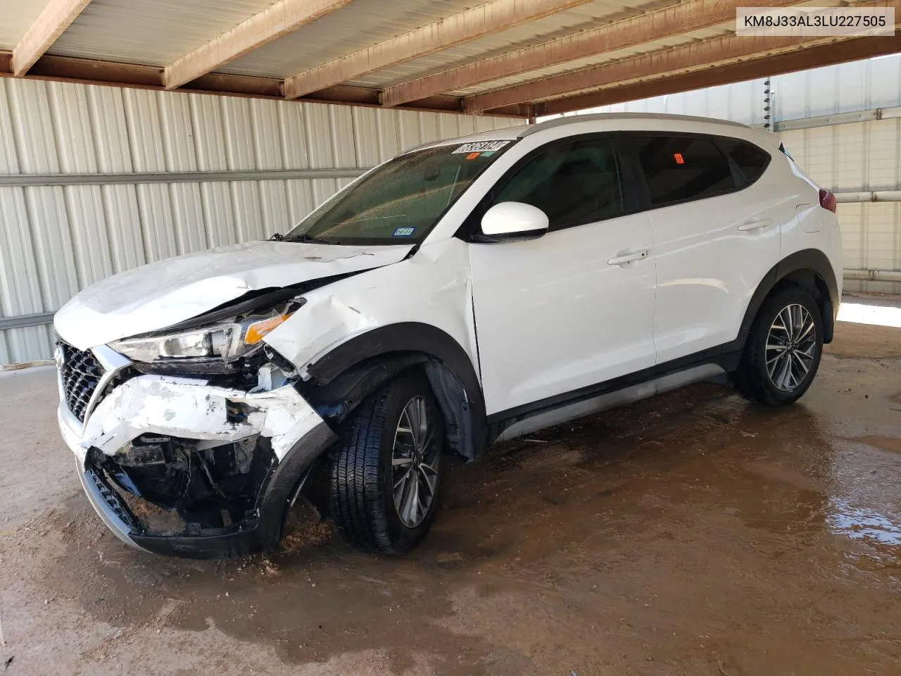 2020 Hyundai Tucson Sel VIN: KM8J33AL3LU227505 Lot: 40597207