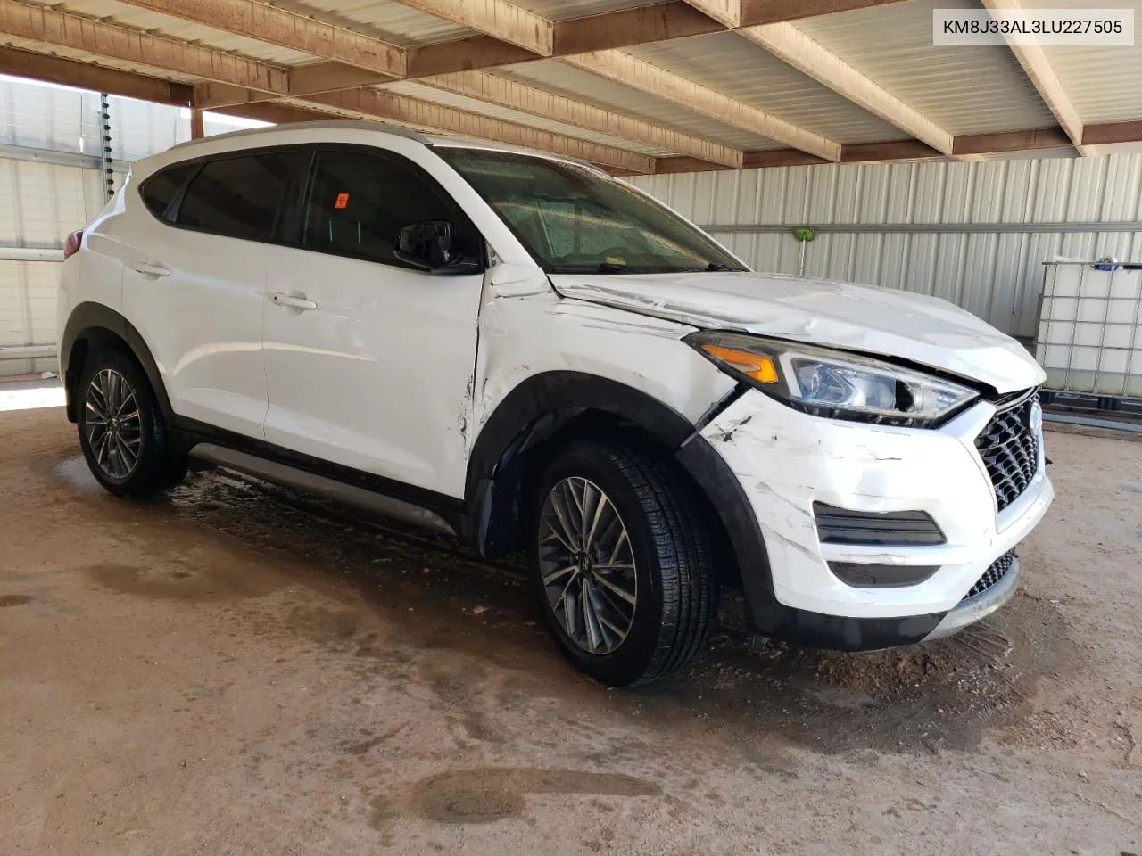 2020 Hyundai Tucson Sel VIN: KM8J33AL3LU227505 Lot: 40597207