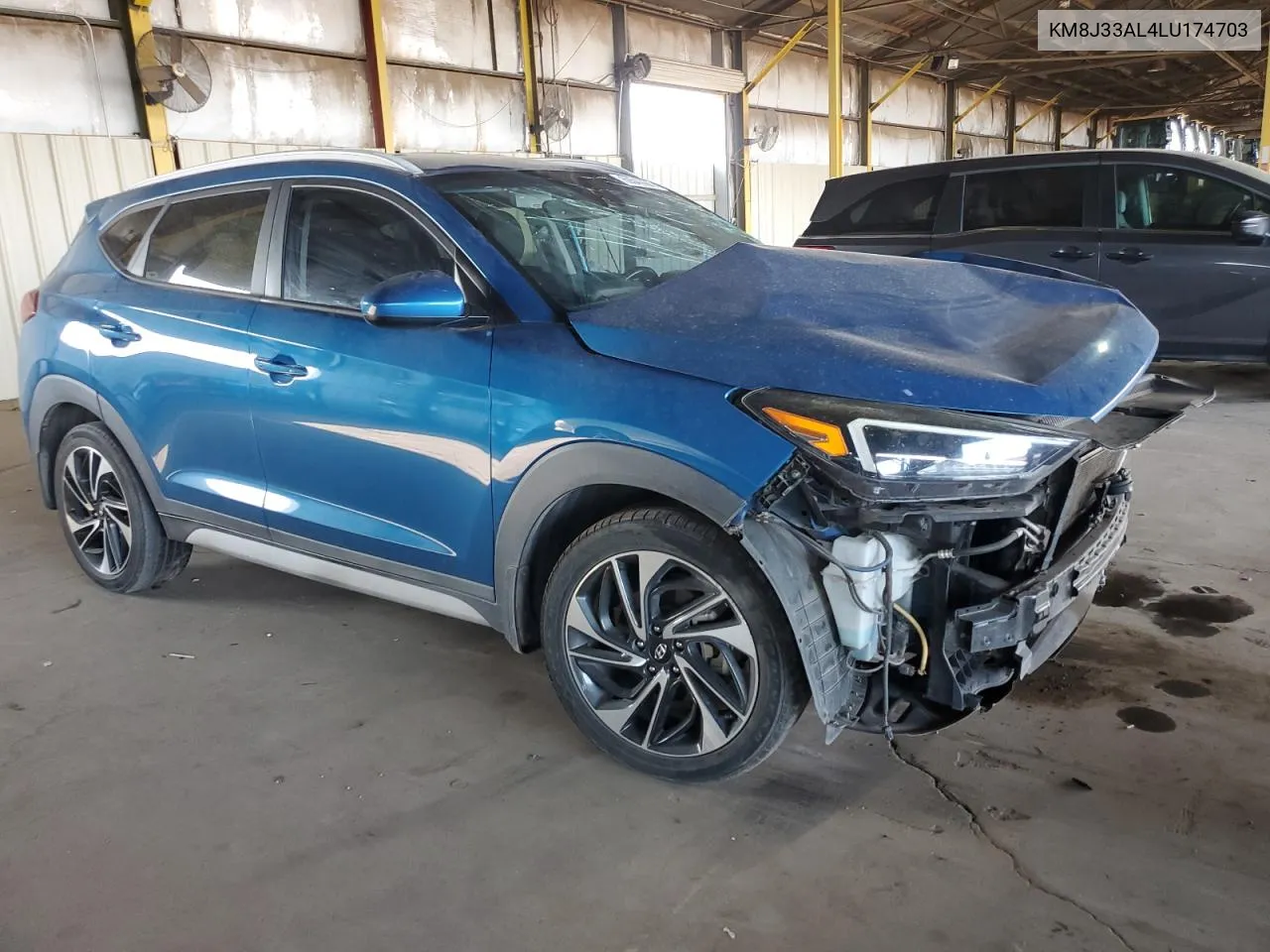 2020 Hyundai Tucson Limited VIN: KM8J33AL4LU174703 Lot: 69343084