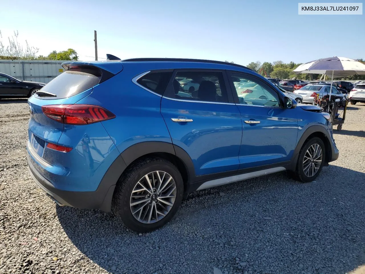 2020 Hyundai Tucson Limited VIN: KM8J33AL7LU241097 Lot: 70841264