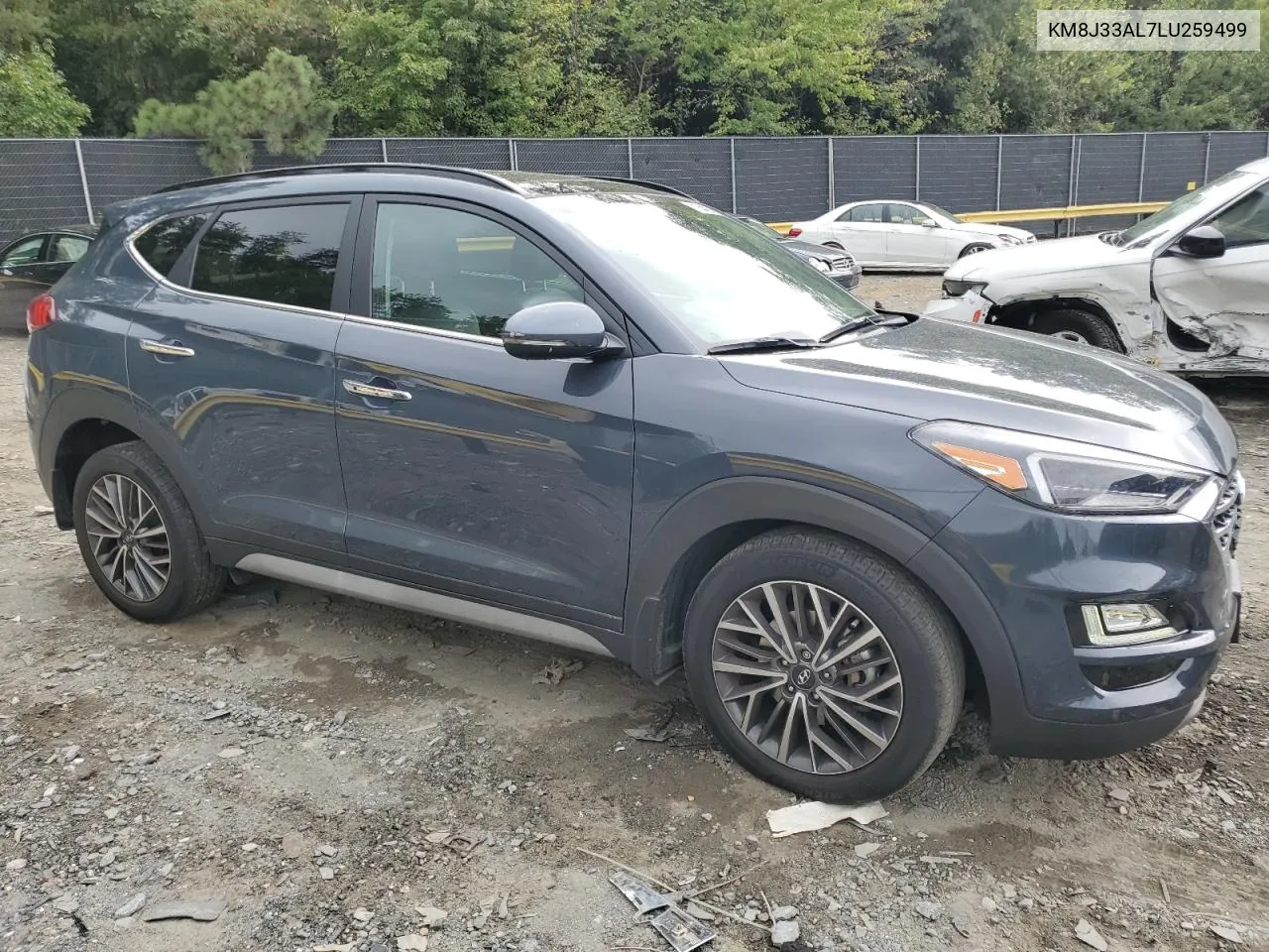 2020 Hyundai Tucson Limited VIN: KM8J33AL7LU259499 Lot: 71644934