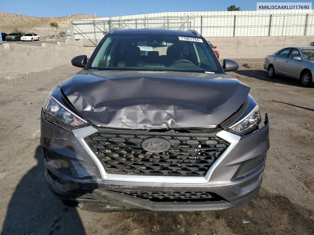 2020 Hyundai Tucson Limited VIN: KM8J3CA4XLU117690 Lot: 71661764