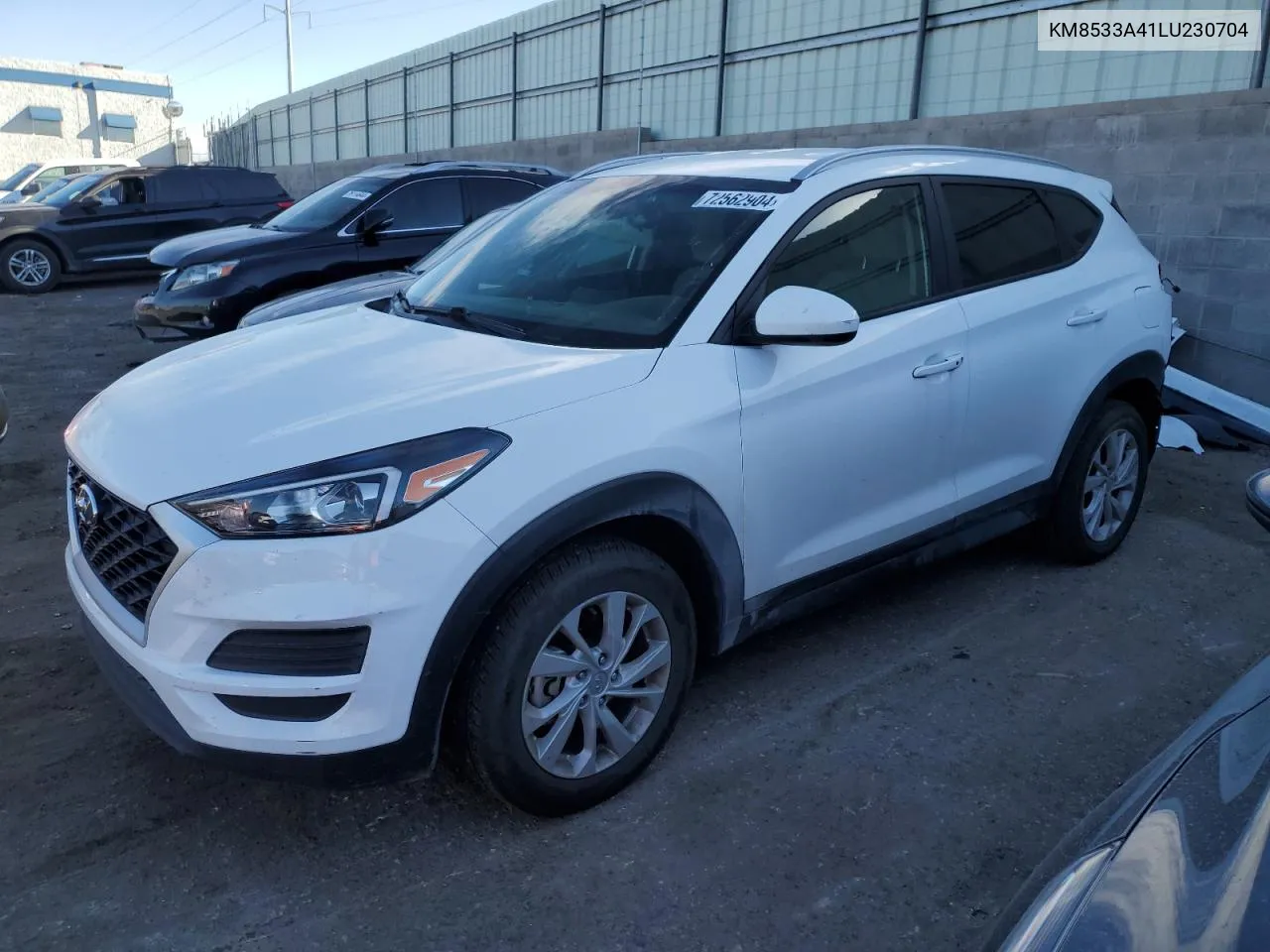 2020 Hyundai Tucson VIN: KM8533A41LU230704 Lot: 72562904