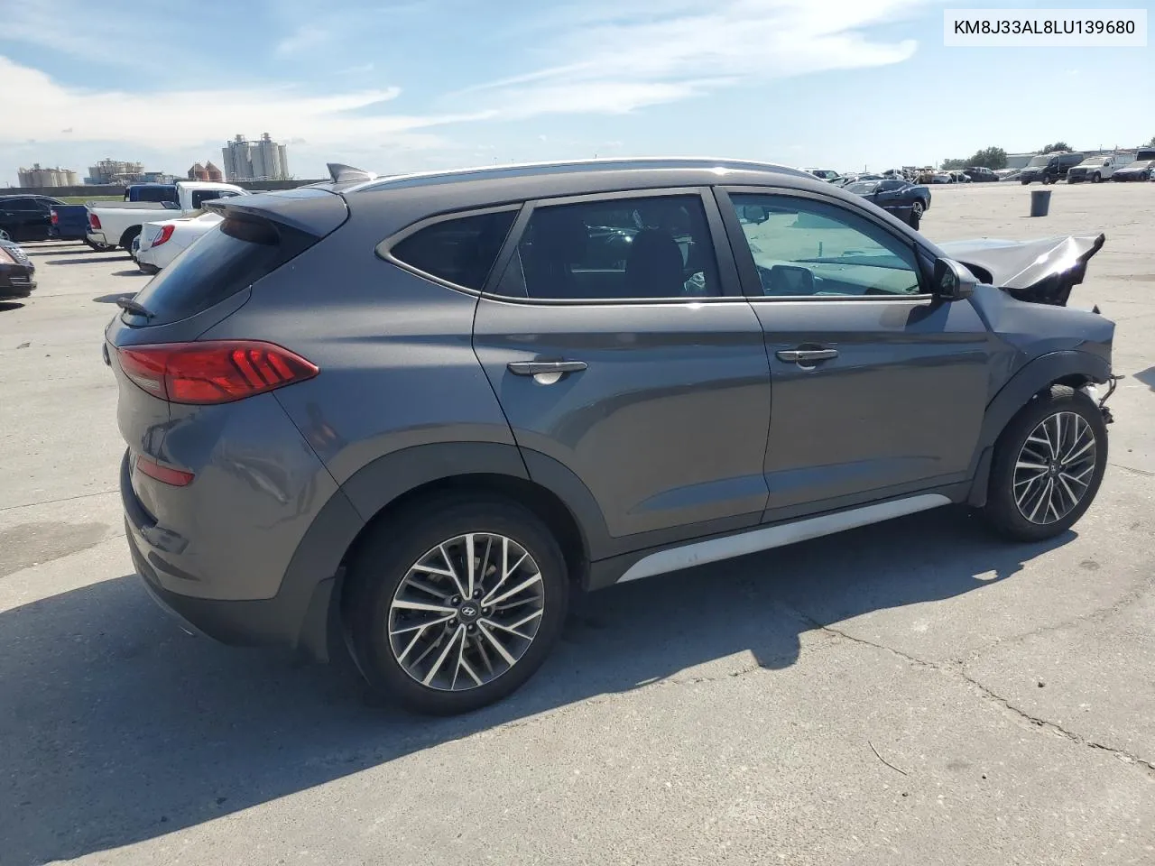 2020 Hyundai Tucson Limited VIN: KM8J33AL8LU139680 Lot: 73164554