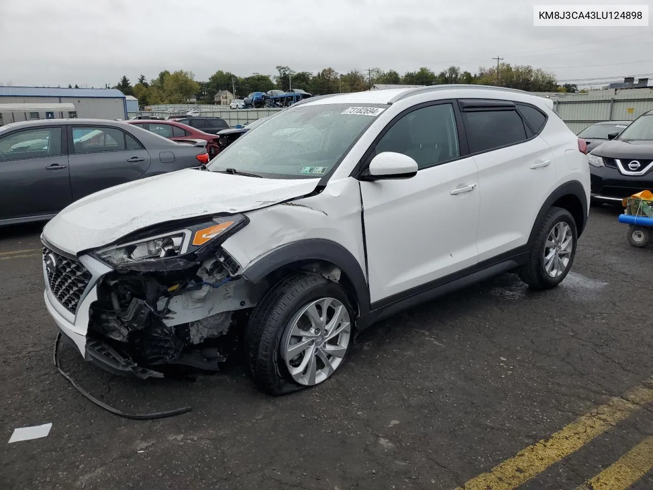 2020 Hyundai Tucson Limited VIN: KM8J3CA43LU124898 Lot: 73182694