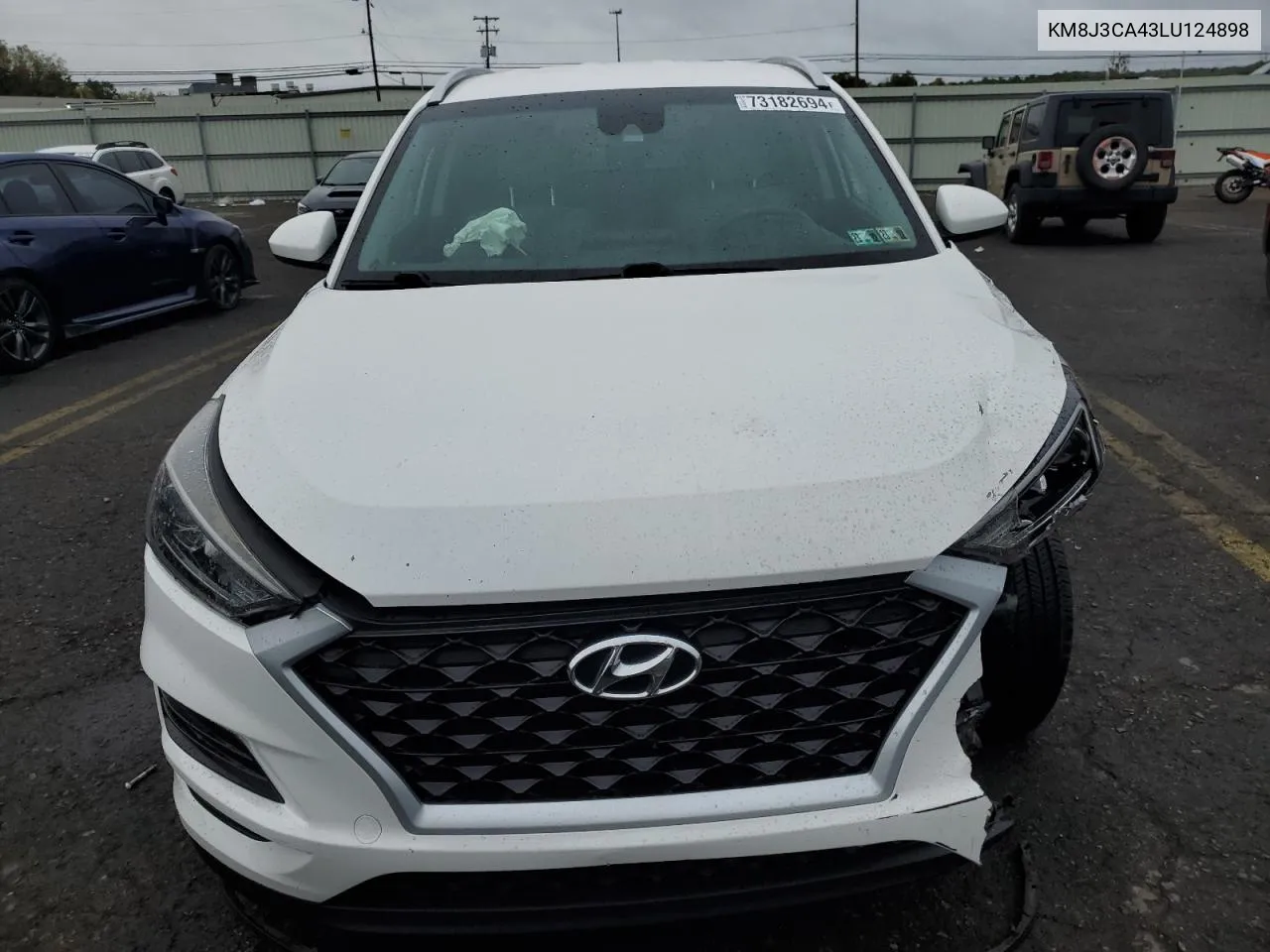 2020 Hyundai Tucson Limited VIN: KM8J3CA43LU124898 Lot: 73182694