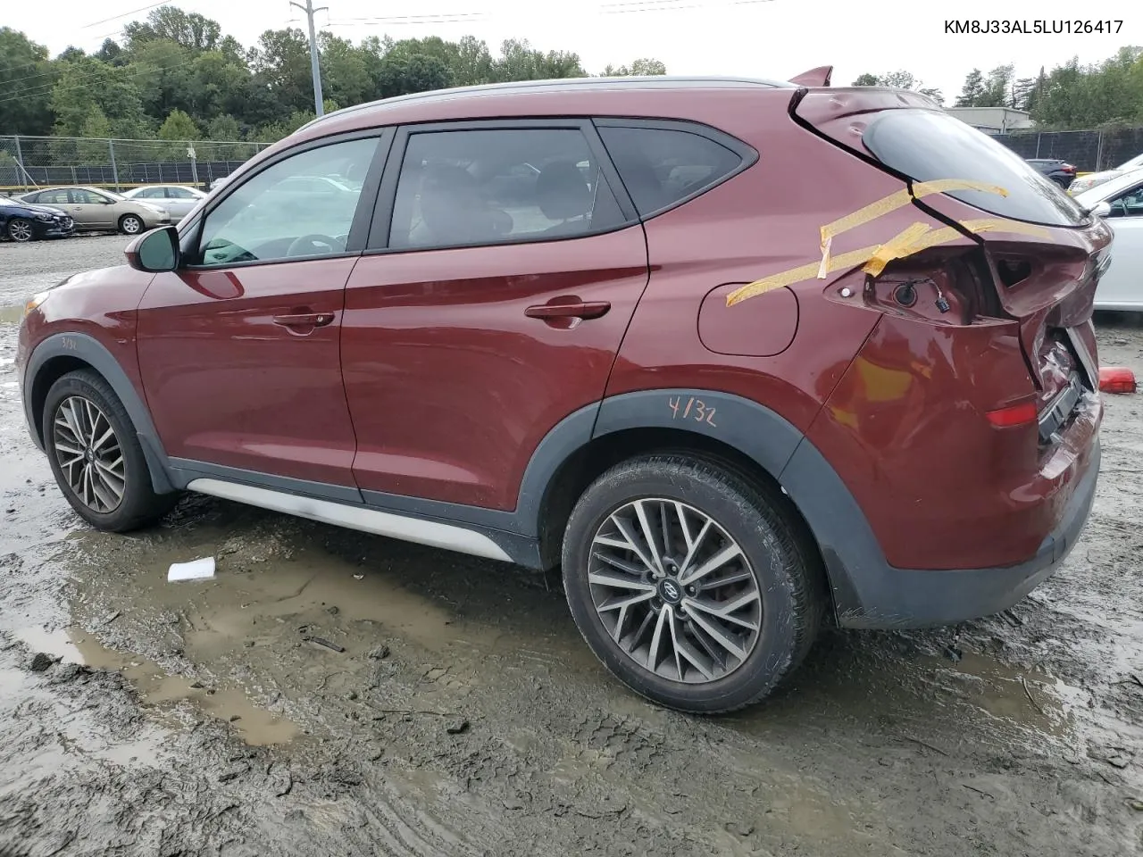 2020 Hyundai Tucson Limited VIN: KM8J33AL5LU126417 Lot: 73503034