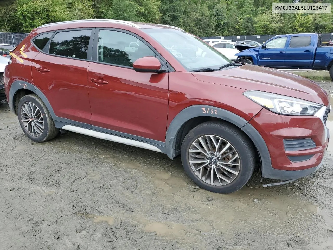 2020 Hyundai Tucson Limited VIN: KM8J33AL5LU126417 Lot: 73503034