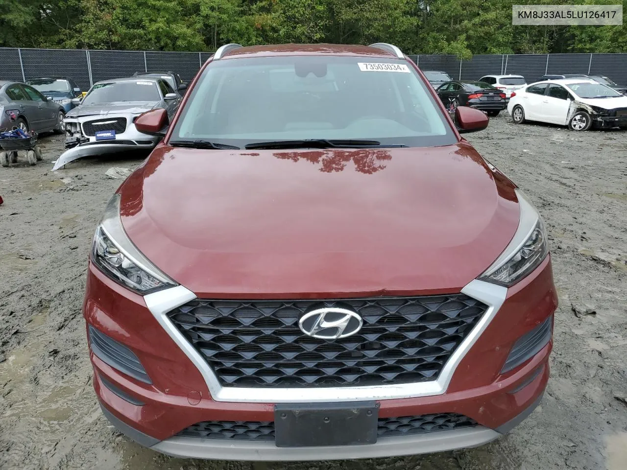 2020 Hyundai Tucson Limited VIN: KM8J33AL5LU126417 Lot: 73503034