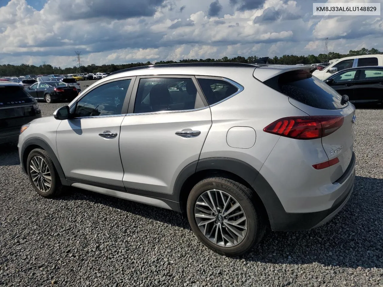 2020 Hyundai Tucson Limited VIN: KM8J33AL6LU148829 Lot: 73936394