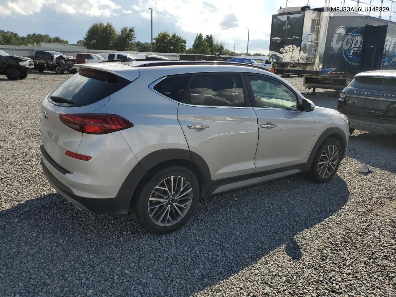 2020 Hyundai Tucson Limited VIN: KM8J33AL6LU148829 Lot: 73936394