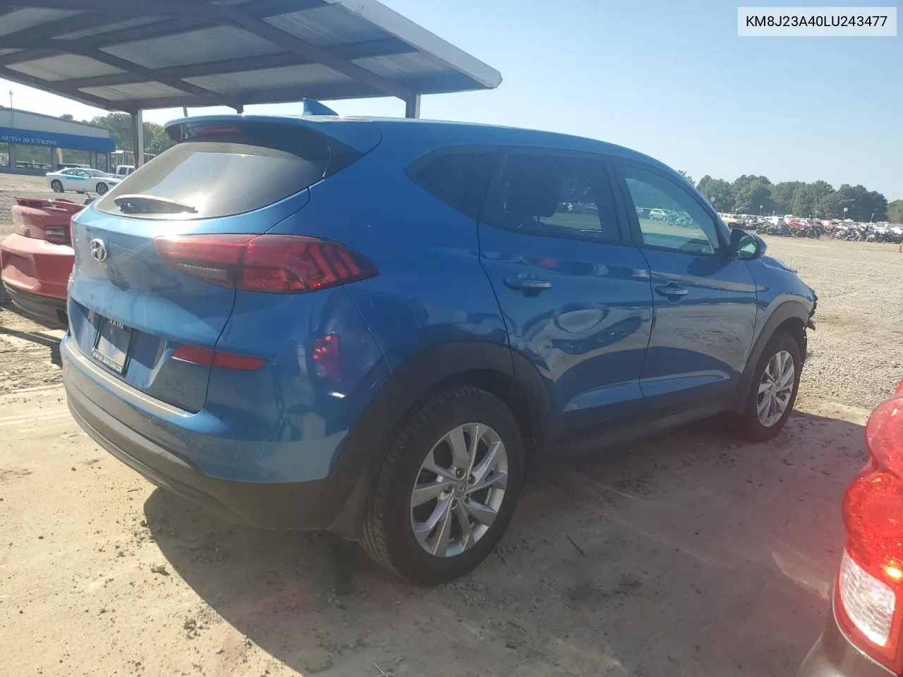 2020 Hyundai Tucson Se VIN: KM8J23A40LU243477 Lot: 74063374