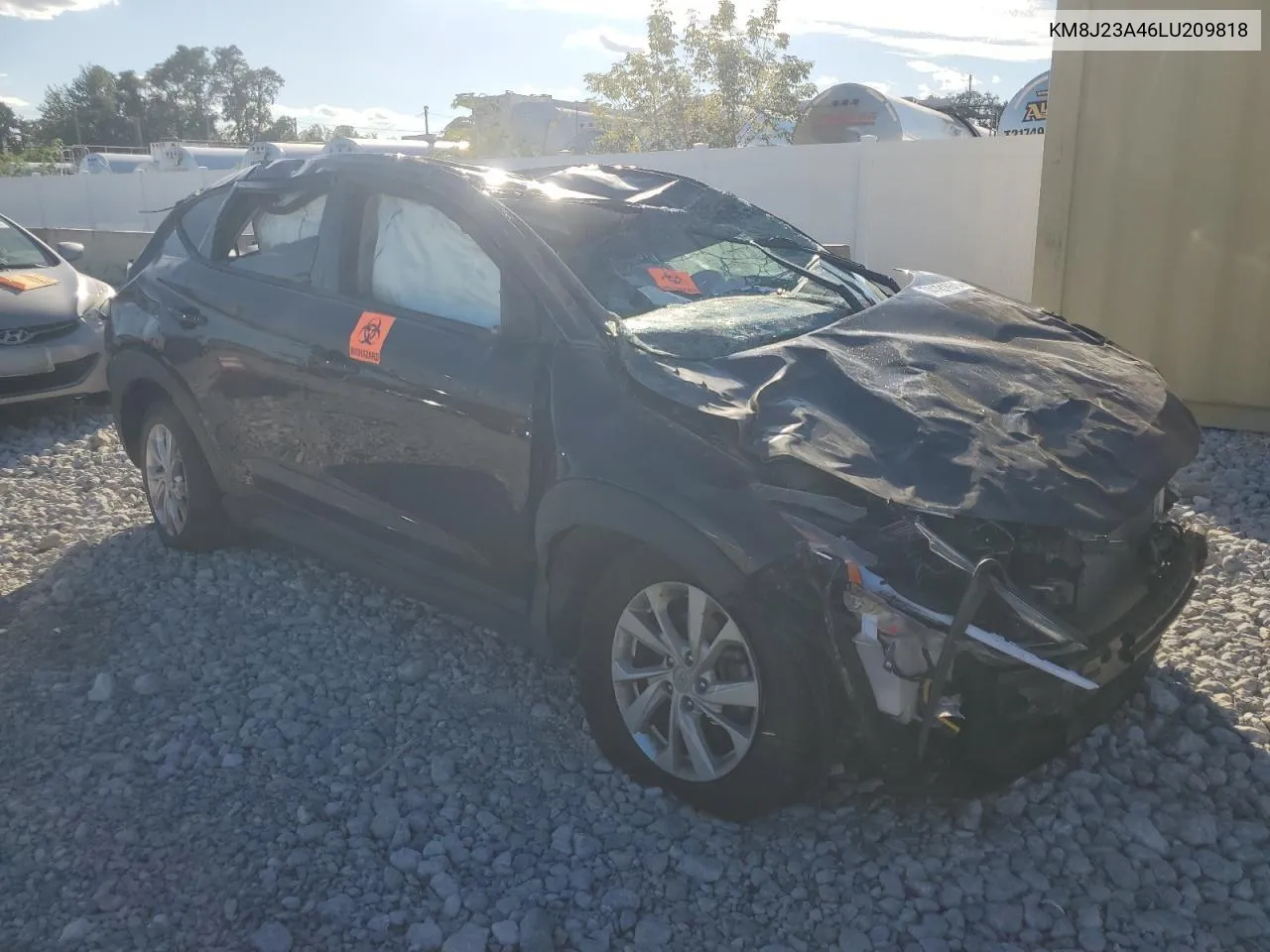 2020 Hyundai Tucson Se VIN: KM8J23A46LU209818 Lot: 74181984