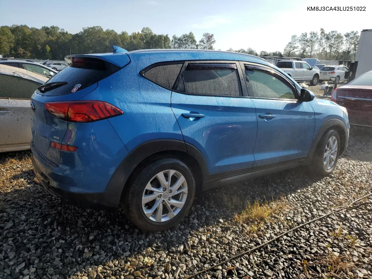 2020 Hyundai Tucson Limited VIN: KM8J3CA43LU251022 Lot: 74276454