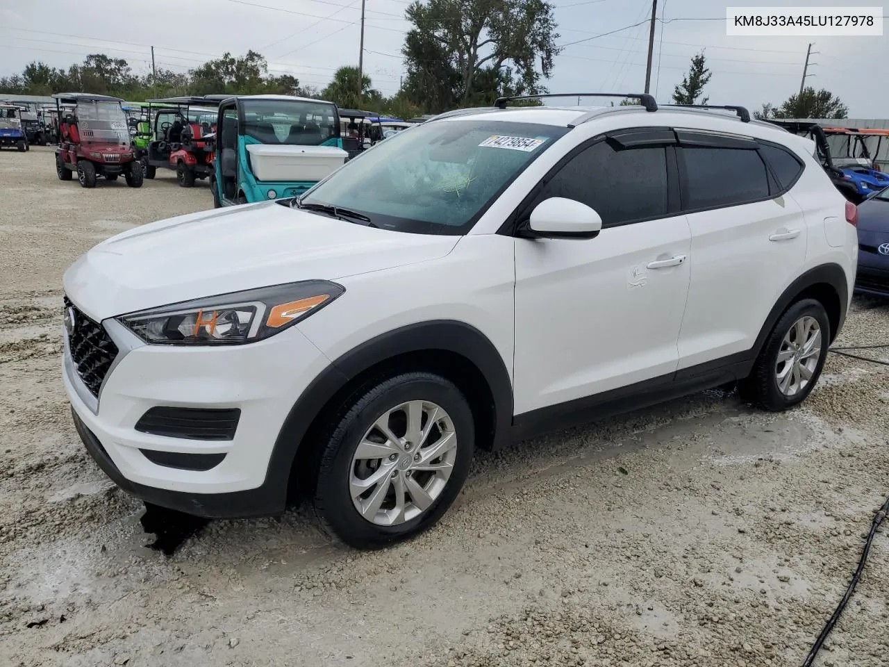 2020 Hyundai Tucson Limited VIN: KM8J33A45LU127978 Lot: 74279854