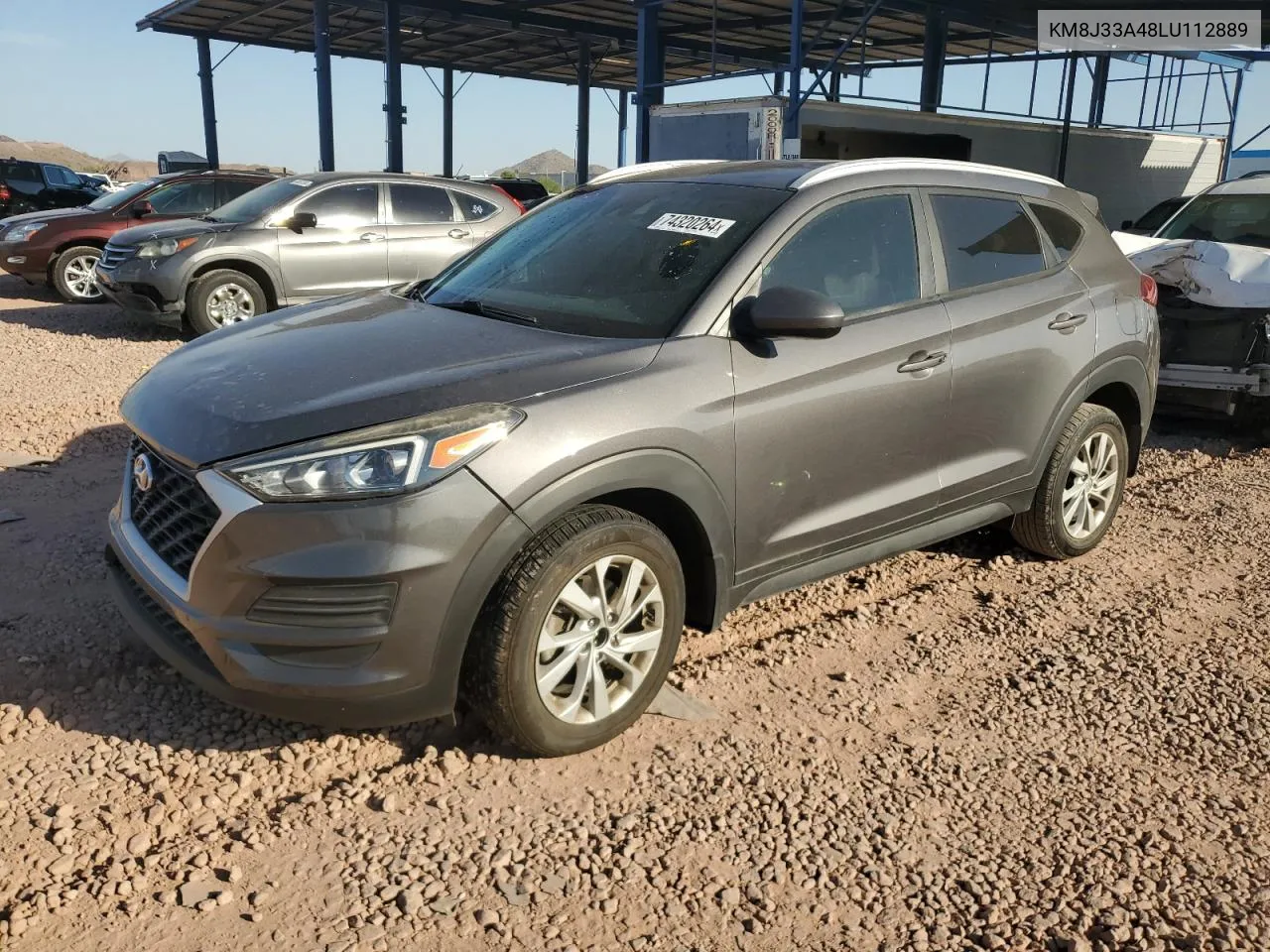 2020 Hyundai Tucson Limited VIN: KM8J33A48LU112889 Lot: 74320264