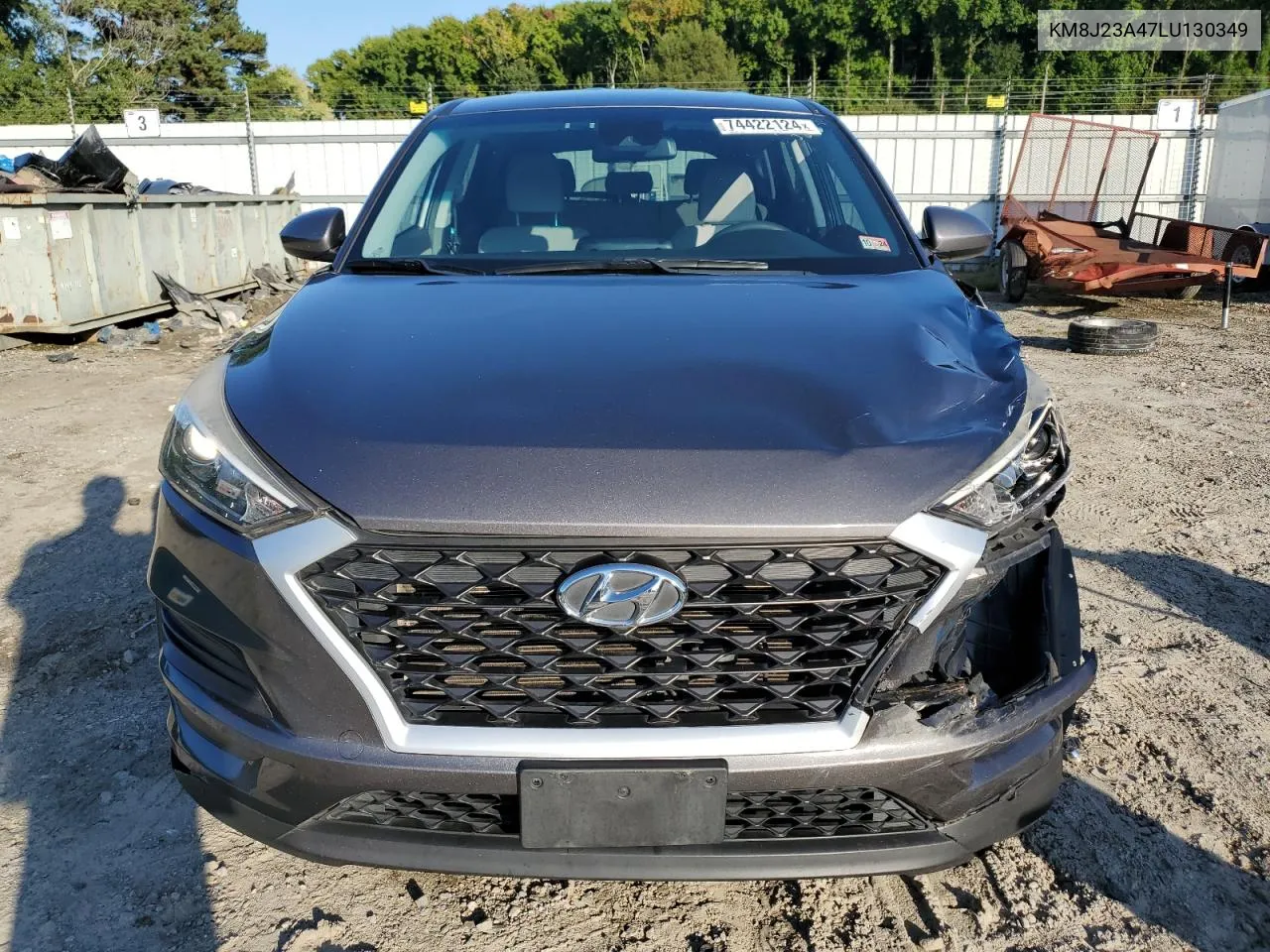 2020 Hyundai Tucson Se VIN: KM8J23A47LU130349 Lot: 74422124