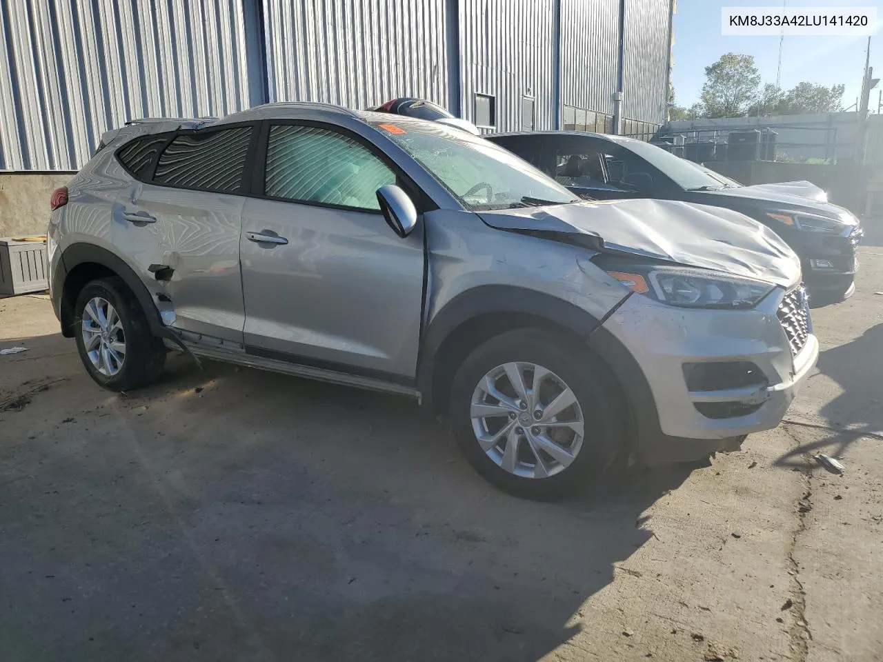 2020 Hyundai Tucson Limited VIN: KM8J33A42LU141420 Lot: 74484934