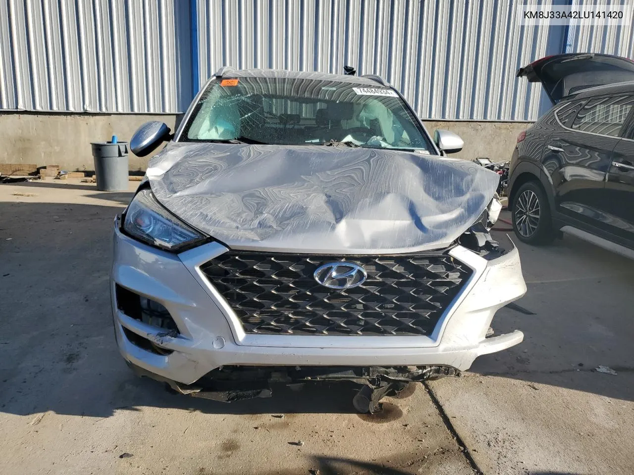 2020 Hyundai Tucson Limited VIN: KM8J33A42LU141420 Lot: 74484934