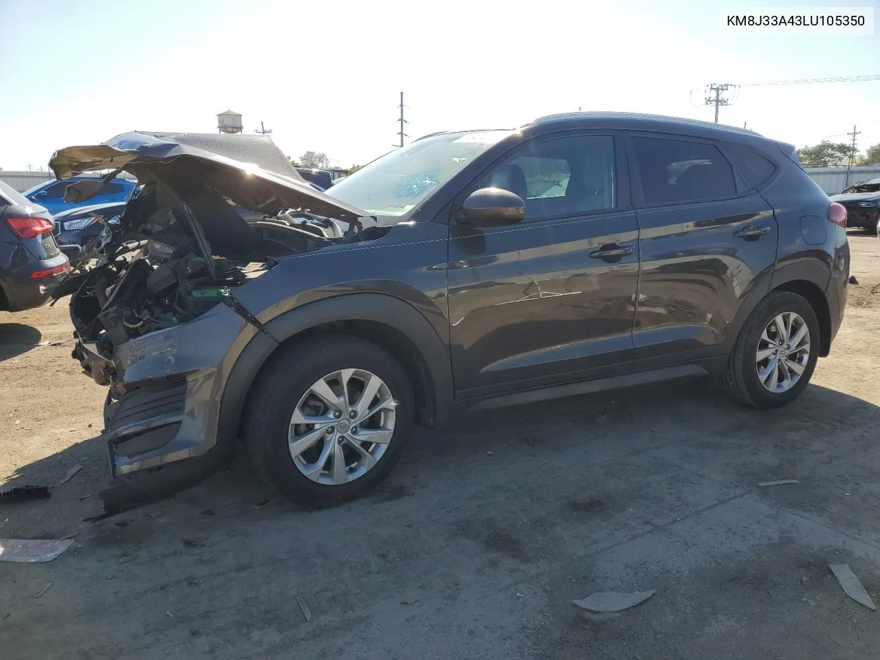 2020 Hyundai Tucson Limited VIN: KM8J33A43LU105350 Lot: 74640494