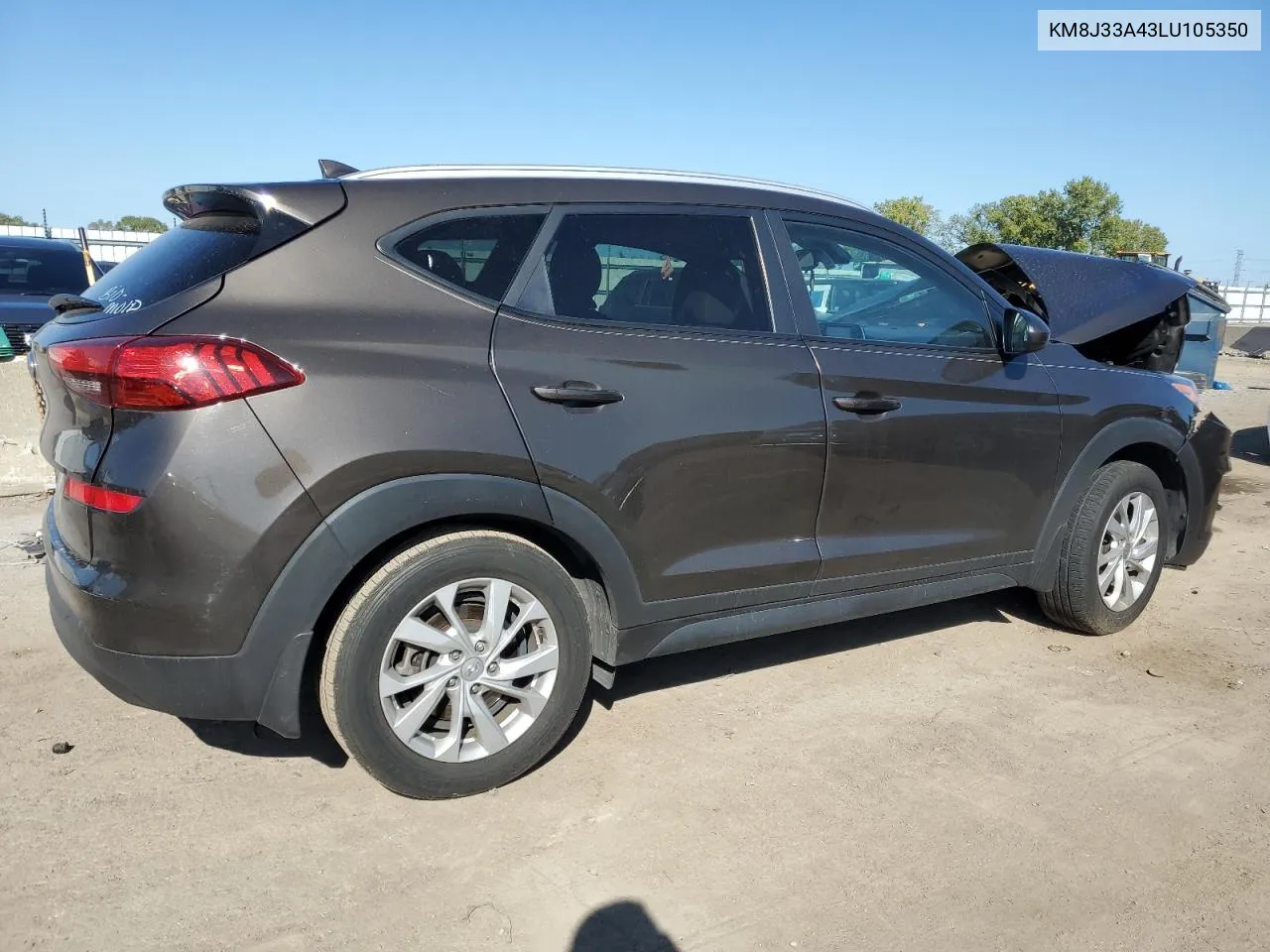 2020 Hyundai Tucson Limited VIN: KM8J33A43LU105350 Lot: 74640494