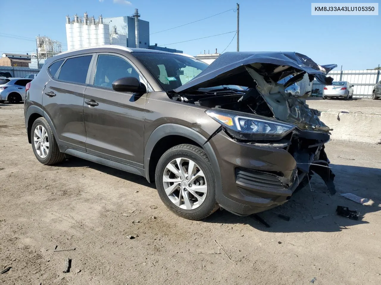 2020 Hyundai Tucson Limited VIN: KM8J33A43LU105350 Lot: 74640494