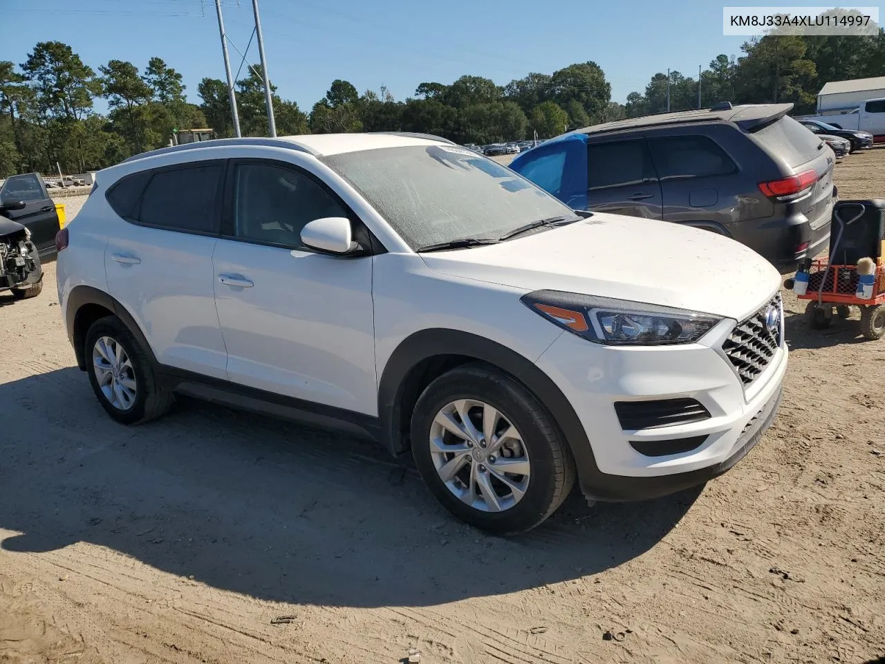 2020 Hyundai Tucson Limited VIN: KM8J33A4XLU114997 Lot: 74684164