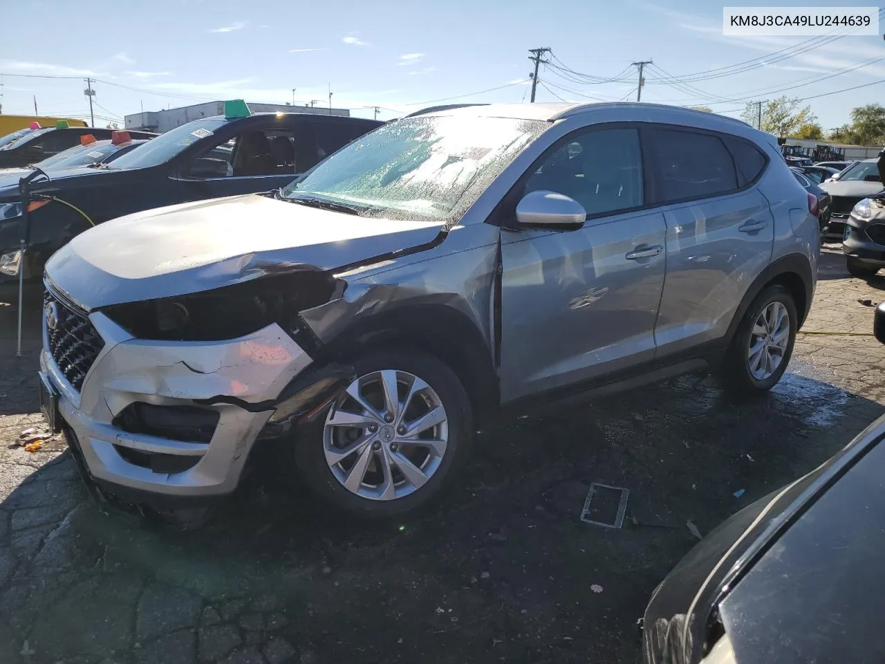 2020 Hyundai Tucson Limited VIN: KM8J3CA49LU244639 Lot: 74994844