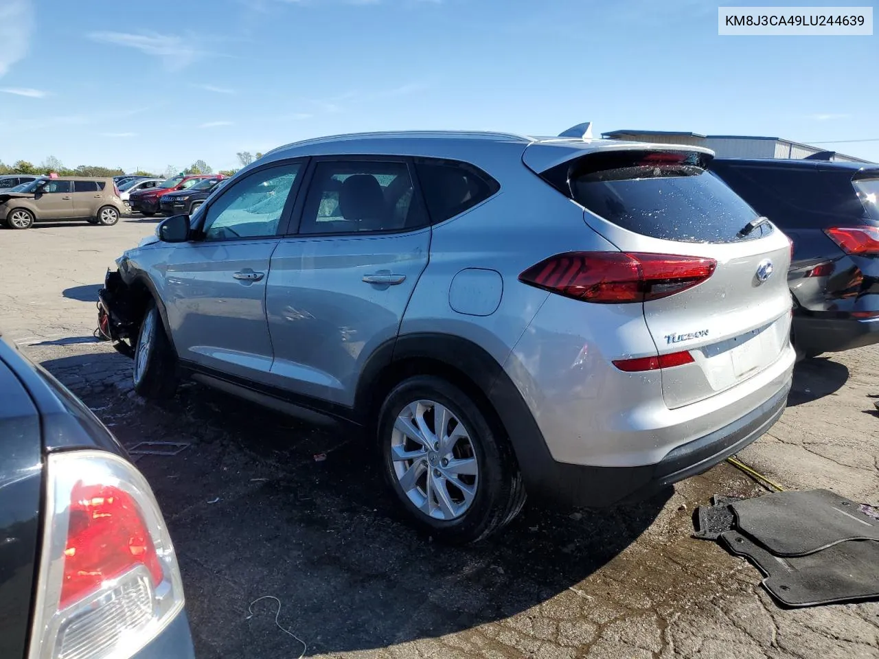 2020 Hyundai Tucson Limited VIN: KM8J3CA49LU244639 Lot: 74994844