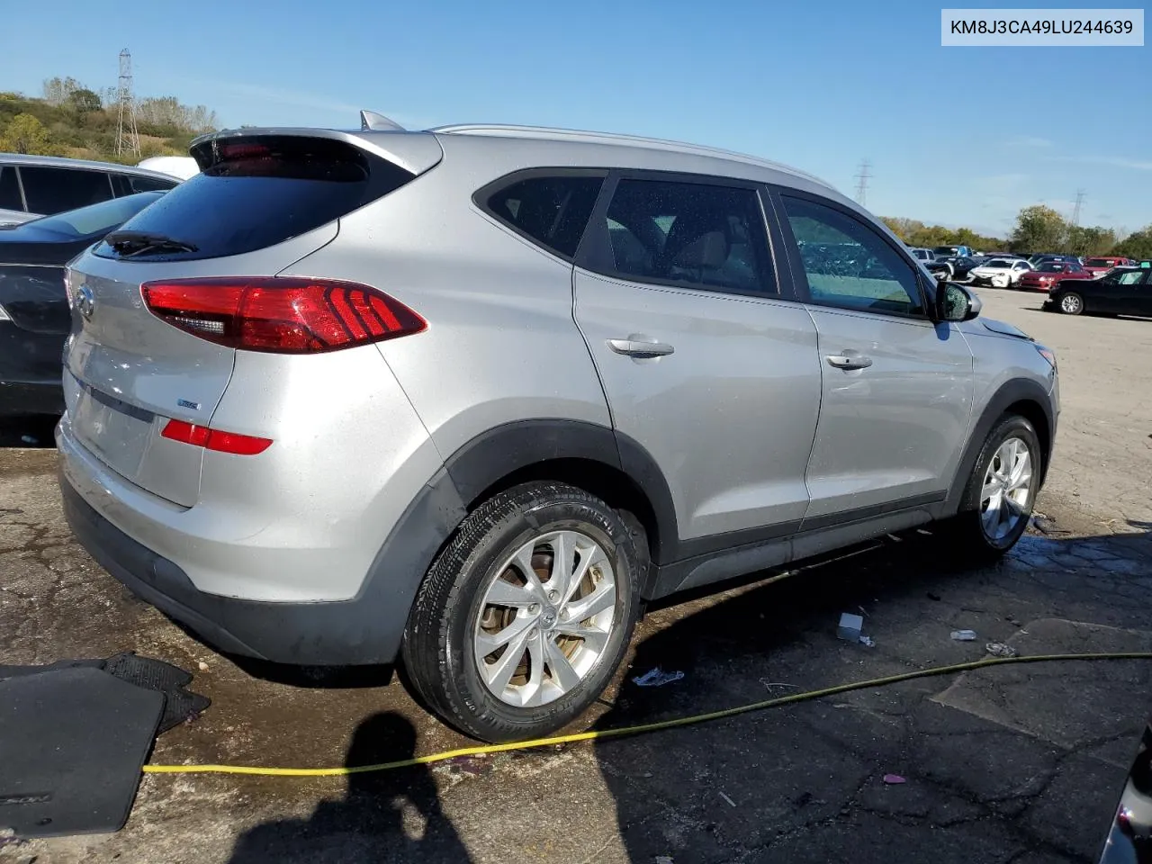 2020 Hyundai Tucson Limited VIN: KM8J3CA49LU244639 Lot: 74994844