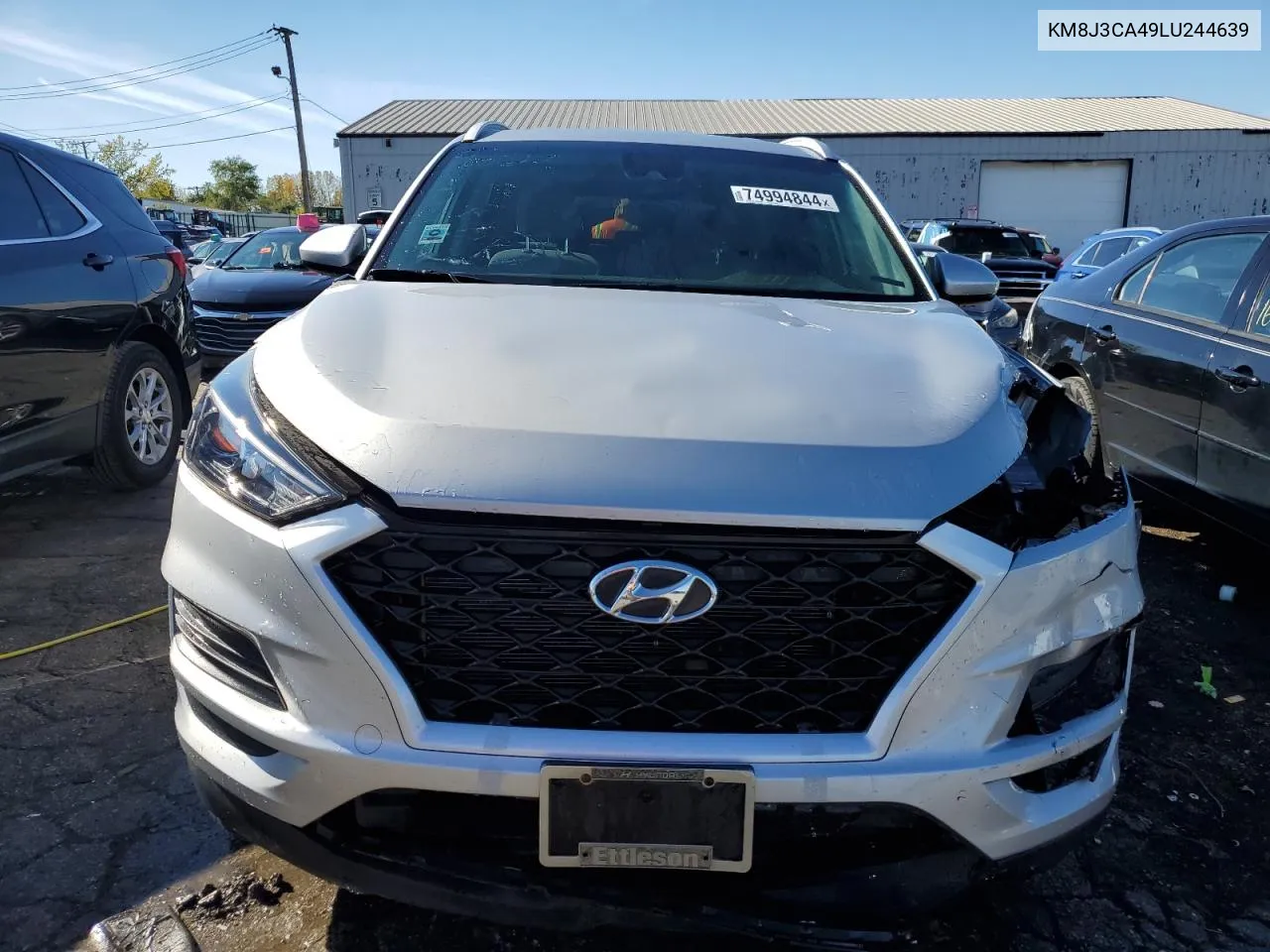 2020 Hyundai Tucson Limited VIN: KM8J3CA49LU244639 Lot: 74994844